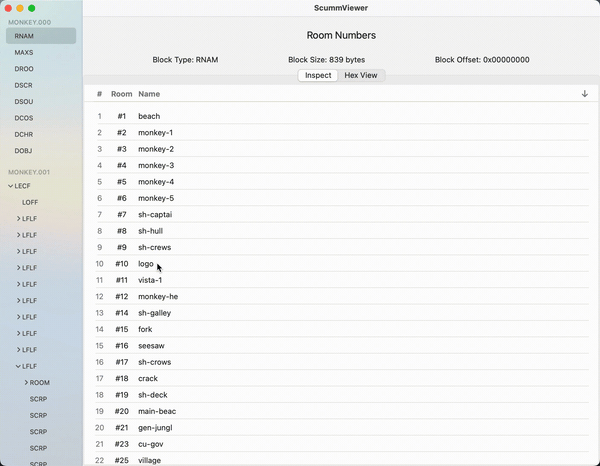 ScummViewer: decompiled script view (work-in-progress)